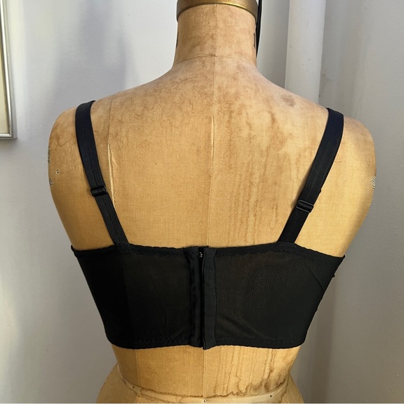 Dolce & Gabbana Dark Gray Pinstripe Cropped Bustier corset bra top IT42 | US 6 M - Picture 7 of 16